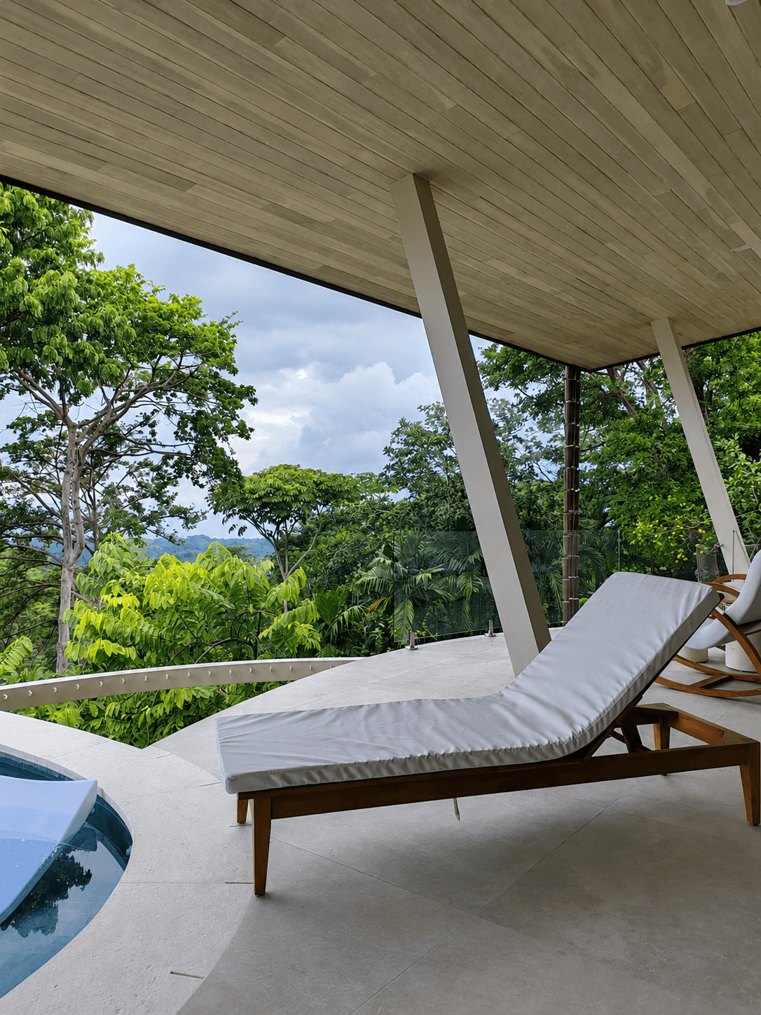 Cocina exterior y terraza - Casa Alas